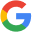 Google logo, colorful letters in blue, red, yellow, and green